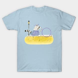 Raccoon with hoop T-Shirt